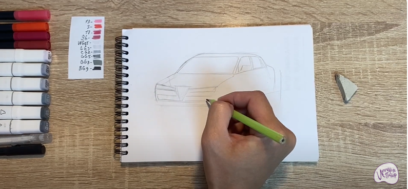 Рисуем Alfa Romeo