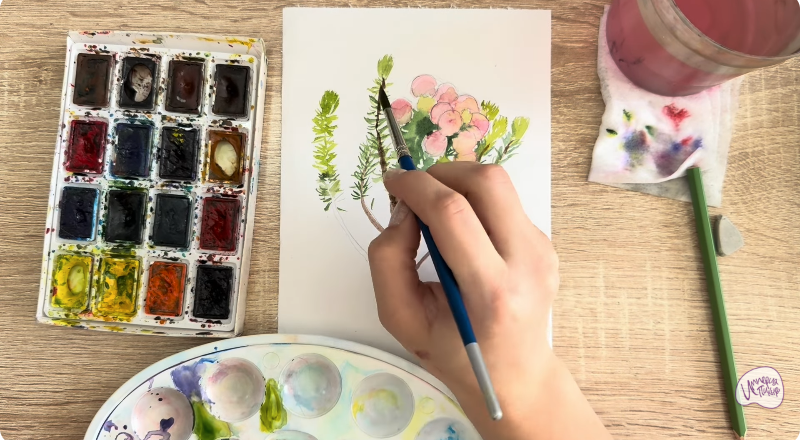 Рисуем Берцелия