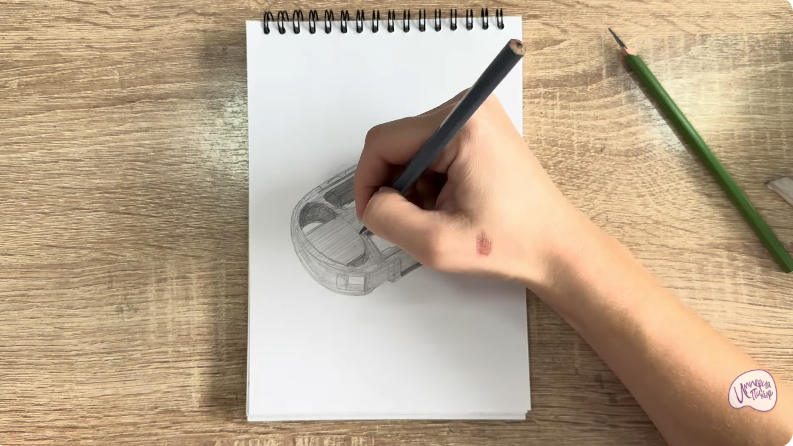 Рисуем Педаль велосипеда