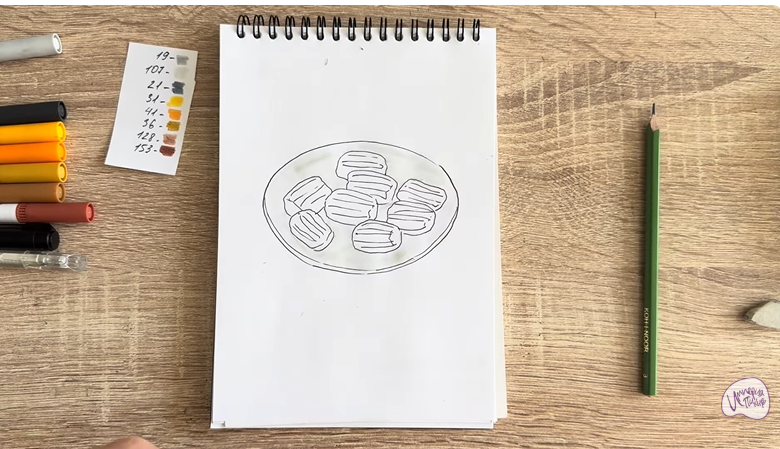 Рисуем Десерт "Тулумба"