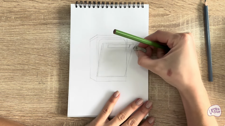 Рисуем Посудомоечная машина