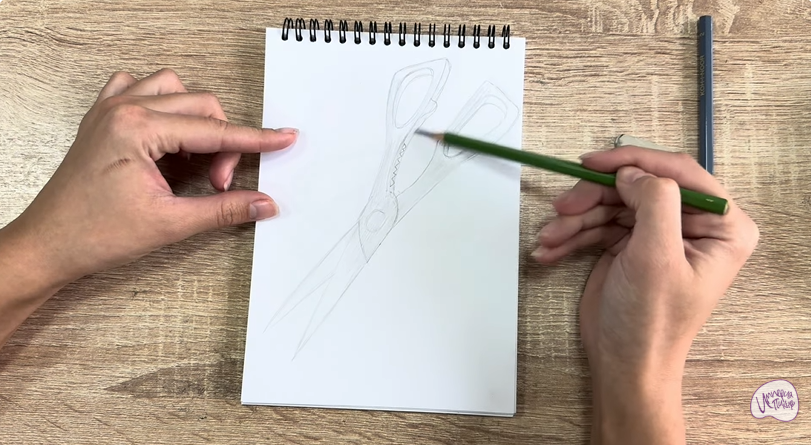 Рисуем Кухонные ножницы Рисуем Кухонные ножницы