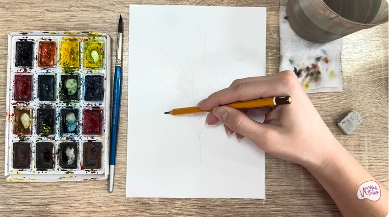 Рисуем Лавровый лист