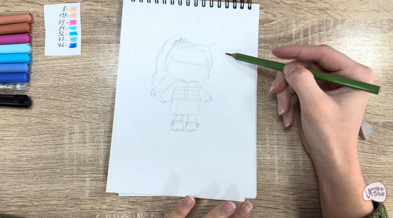 Рисуем Рори Блуберри