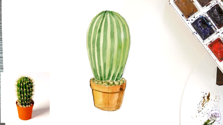 Рисуем Кактус