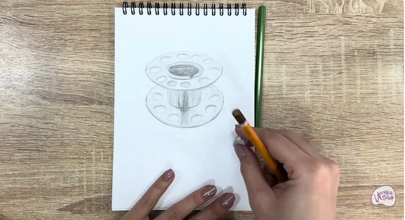 Рисуем Шпулька