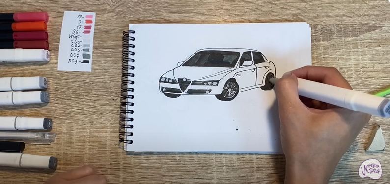Рисуем Alfa Romeo