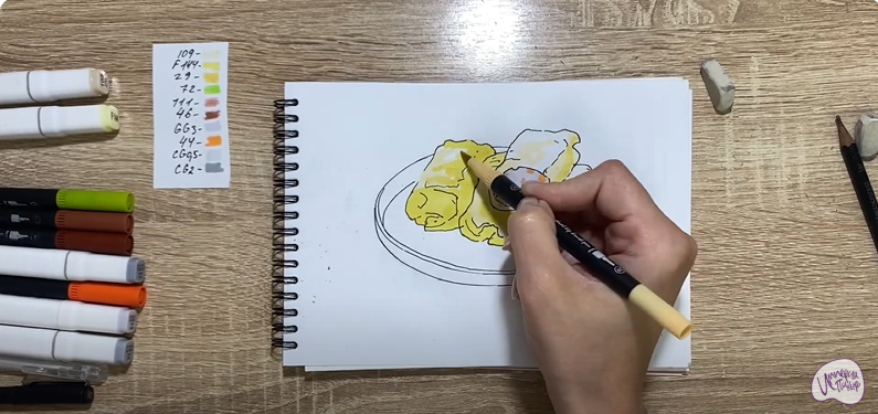 Рисуем Голубцы