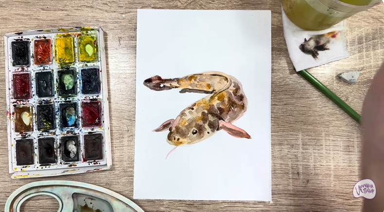 Рисуем Налим