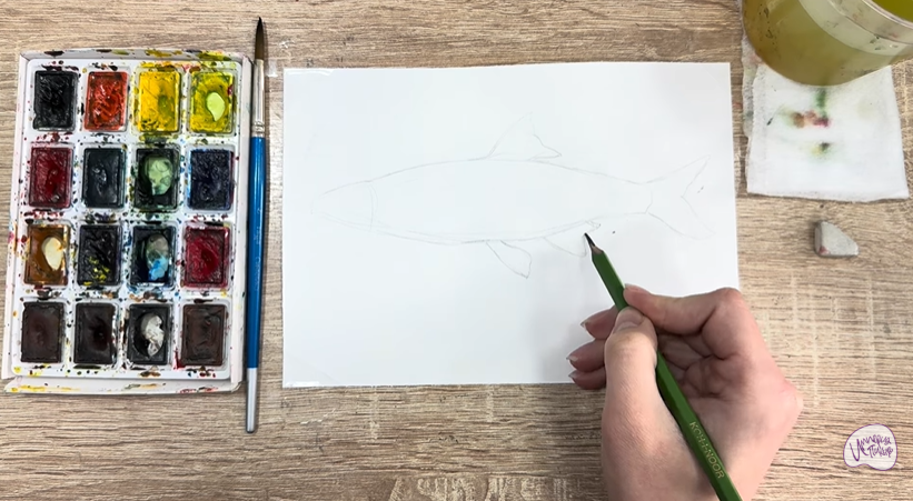 Рисуем Подуст