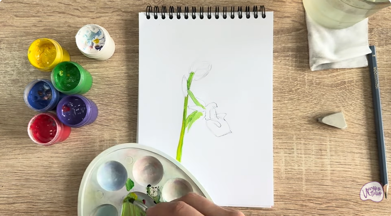 Рисуем Офрис кавказская
