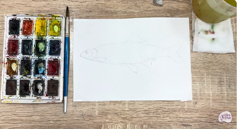 Рисуем Подуст