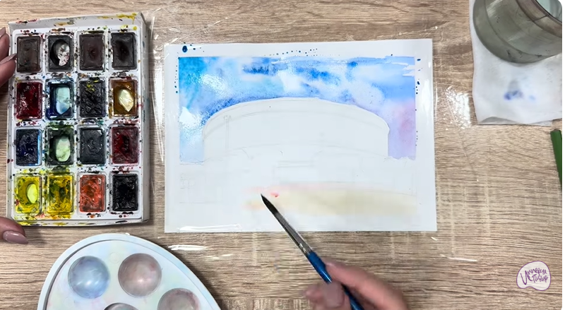 Рисуем Стадион Краснодар