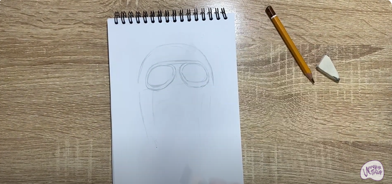 Рисуем Лётный шлем