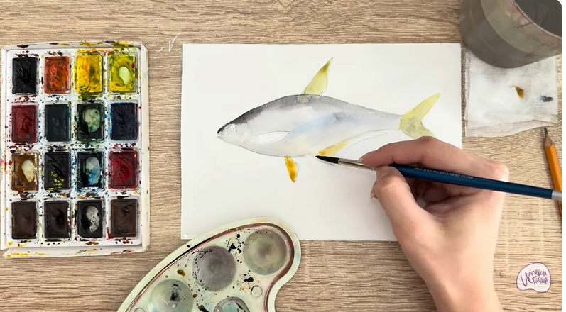 Рисуем Белоглазка