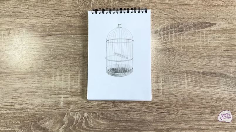 Рисуем Клетка для птиц