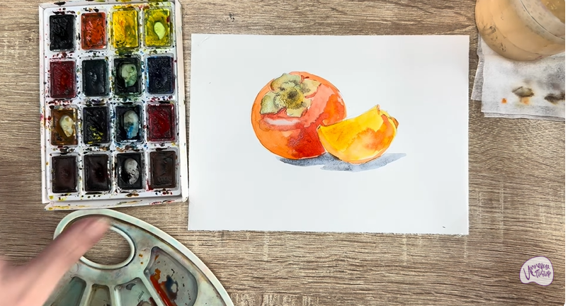 Рисуем Хурма