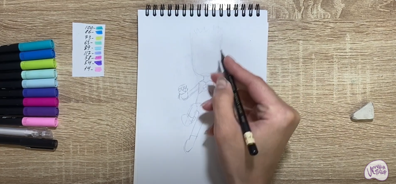 Рисуем Бак из "Команда Флоры"