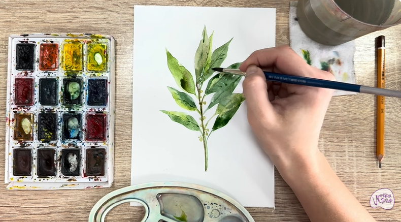 Рисуем Лавровый лист