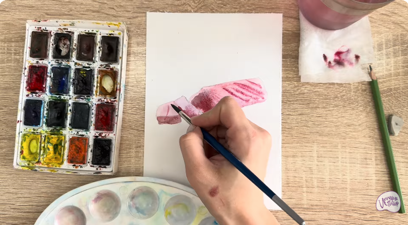 Рисуем Филе тунца