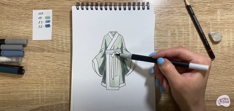 Рисуем Костюм Китая