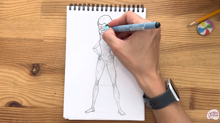 Рисуем Леди Баг