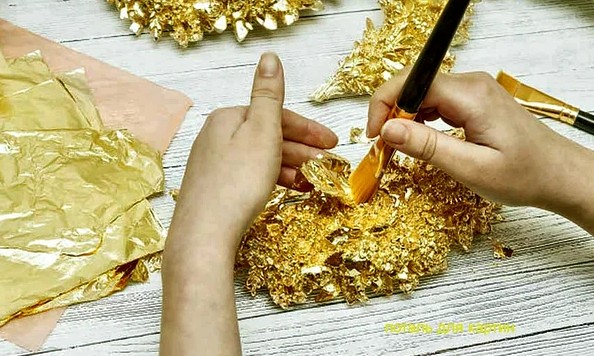 Рисуем Картины с поталью