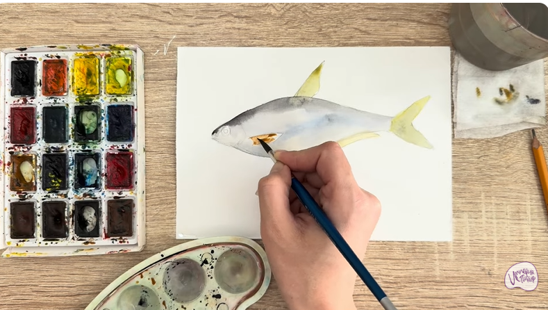 Рисуем Белоглазка