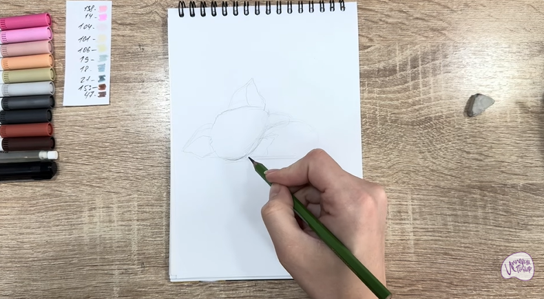 Рисуем Пуа из "Моана"