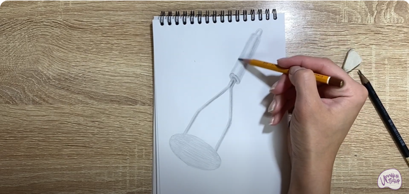 Рисуем Пресс для картофеля