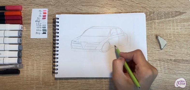 Рисуем Alfa Romeo