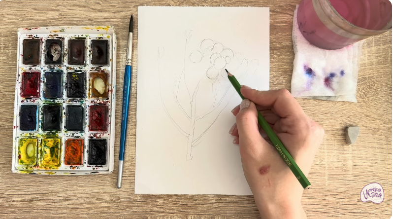 Рисуем Берцелия