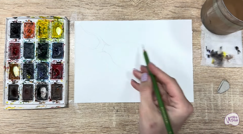 Рисуем Рыба-хирург