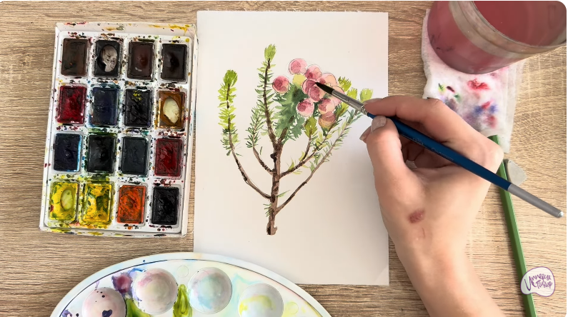 Рисуем Берцелия