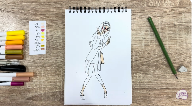 Рисуем Хани Лемон из "Город героев"