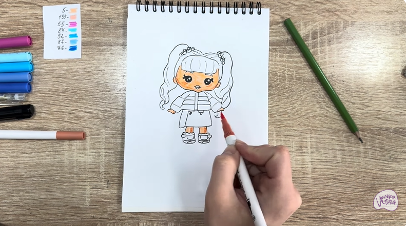 Рисуем Рори Блуберри