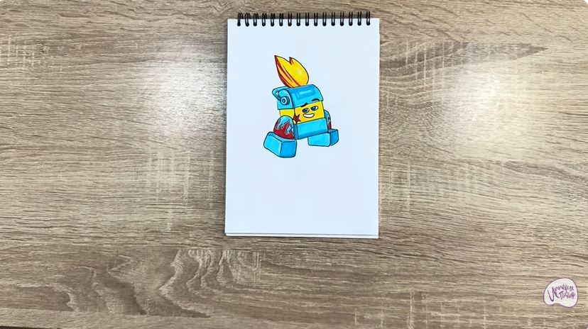 Рисуем Диз из "Живой гараж"