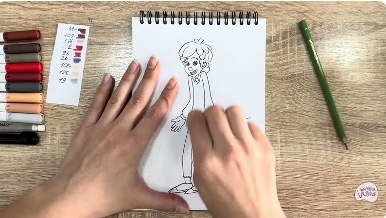 Рисуем Фил Динозавров из «Доктор Динозавров»