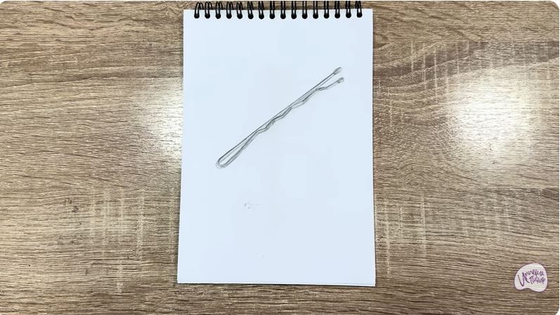 Рисуем Невидимка для волос