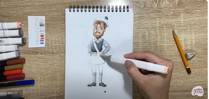 Рисуем Шотландец
