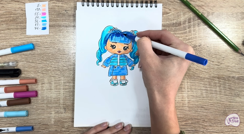 Рисуем Рори Блуберри