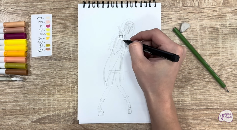 Рисуем Хани Лемон из "Город героев"