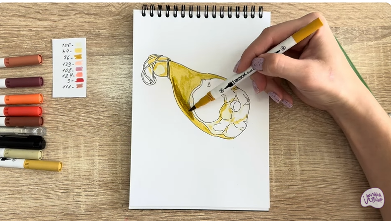 Рисуем Окорок