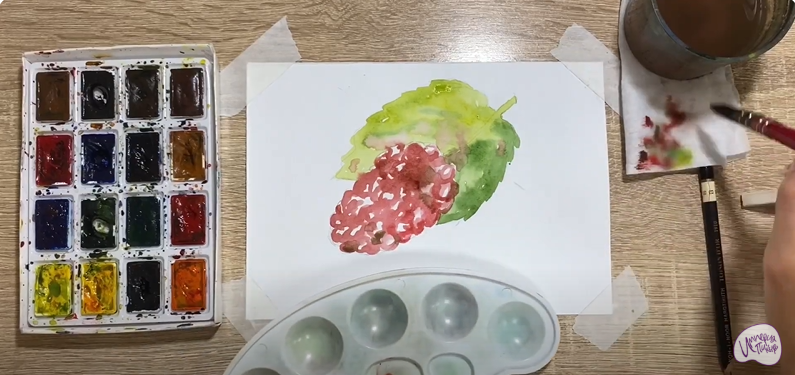 Рисуем Шелковица