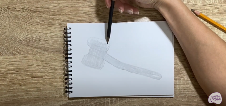 Рисуем Молоток для отбивания мяса