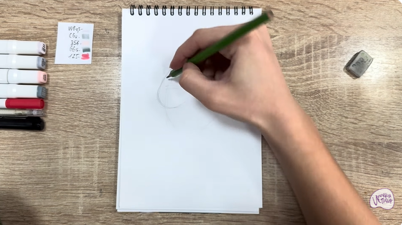 Рисуем Бэймакс из «Город героев»