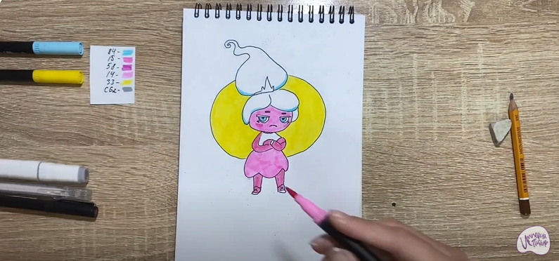 Рисуем Рози из "Семь Королевств"