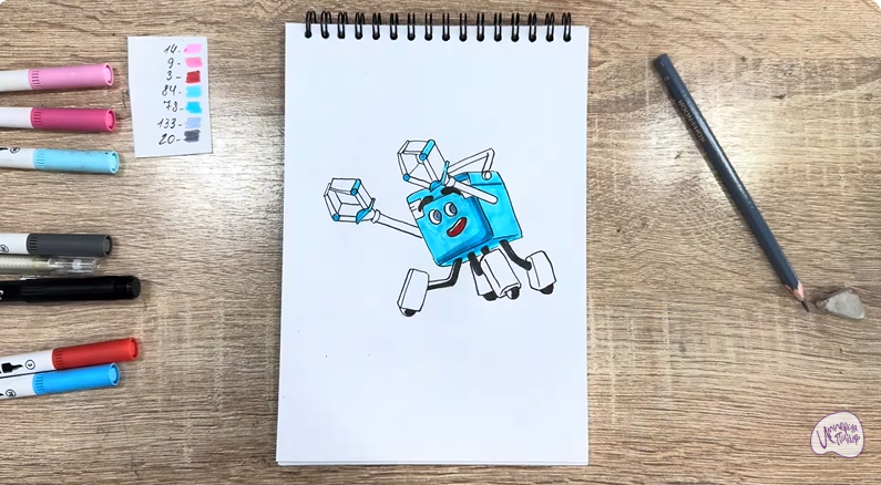 Рисуем Тяга из "Живой гараж"