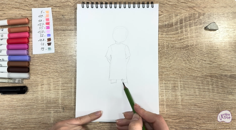 Рисуем Бу из «Корпорации монстров»