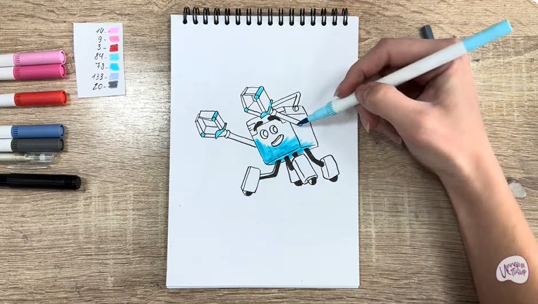 Рисуем Тяга из "Живой гараж"